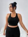 Yoga Basic Plus Size Fitness Yoga Sports Bra