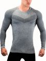 Men's Raglan Long Sleeve Sports T-Shirt