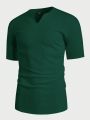 Manfinity Homme Loose-Fit Men's Short Sleeve Stretch Knit T-Shirt