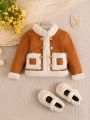 Infant Girls' Winter Camel Coat