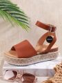 Womens' Holiday Style Wedge Heel Platform Sandals