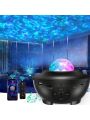 1pc Star Projector Galaxy Night Light Projector, with Remote Control Music Speaker, Multiple Colors Dynamic Projections Star Night Light Projector for Kids Adults Bedroom, Space Lights For Bedroom Decor Aesthetic,Birthday,Party.