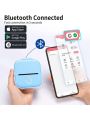 Phomemo T02 Sticker Printer - Mini Thermal Printer, Sticker Maker Machine, Portable Bluetooth Pocket Phone Printer, for DIY Journal, Photos, Notes, Kids Gifts, Compatible with iOS & Android