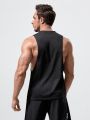 Men Letter Graphic Sports Tank Top