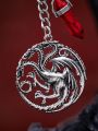 Game of Thrones X SHEIN Game Of Thrones Collaboration Dragon Shaped Bag Charm Keychain