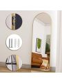 BEAUTYPEAK Arched Full Length Floor Mirror 58