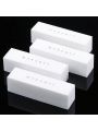 Makartt Nail Buffer Block,120Grit 4pcs Sponge Nail Files for Natural Nails Profenssional Washable White Buffer Polisher Sanding Buffer for Acrylic Nails Manicure Tools for Salon Beginner