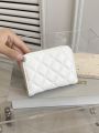 Minimalist Quilted Small Wallet