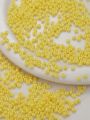 1500pcs 2mm Bohemian Style Cream Effect Glass Beads Loose Beads For Handmade Jewelry Making