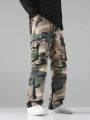 Extended Sizes Men's Plus Size Camouflage Cargo Pants