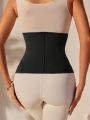SHEIN Solid Hook And Eye Front Waist Trainer