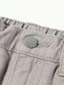Boys' Flap Pocket & Side Stripe Cargo Pants, For Children (ages 8-16)