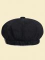 1pc Women's Newsboy Cap Painter Hat Literary Beret