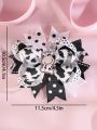 1pc/pack Cow Print Pattern Kids' Hair Clip