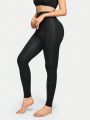 High Waist Solid Shapewear Leggings