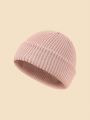 Simple Knitted Men's Flat Cap
