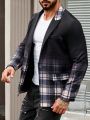 Men's Gradient Plaid Suit