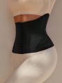 SHEIN Solid Hook And Eye Front Waist Trainer