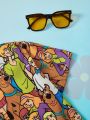 SCOOBY-DOO X SHEIN Tween Boy Cartoon Graphic Tee