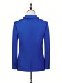 Men 1pc Single Breasted Blazer