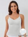 Ladies' Solid Color Removable Padded Camisole Tank Top