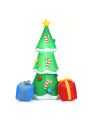 Gymax 6ft Inflatable Christmas Tree Indoor Outdoor Decoration w/ LED Lights