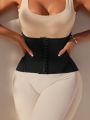 SHEIN Solid Hook And Eye Front Waist Trainer