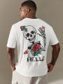 Manfinity LEGND Men'S Plus Size Skull Printed T-Shirt