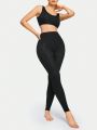 High Waist Solid Shapewear Leggings