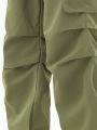 Teen Boys' Workwear Style Jogger Pants With Pockets, Casual