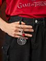 Game of Thrones X SHEIN Game Of Thrones Collaboration Dragon Shaped Bag Charm Keychain