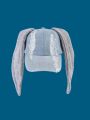 1pc Water Washed Graffiti Design Millennium Street Sweet And Spicy Trend Baseball Cap With Long Bunny Ear, Distressed Hole Design And Flat Brim, Hk Hip-hop Dance Fashion Hat