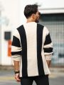 Men's Color Block Cardigan