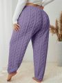 Plus Solid Flannelette Sleep Pants