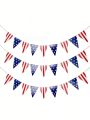 1 Set Of American Pennants (9 Pieces)