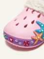 Cozy Cub Cute And Fun Starfish Pattern Baby Hole Shoes / Slippers