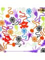 JOYIN 60 PCS Halloween Stretchy Sticky Toys, Slap Sticky Hands Sensory Toys Bulk for Kids Gift, Pumpkin, Ghost, Spider, Skeleton, Party Favors Classroom Game Prizes, Halloween Goodie Bags Stuffers