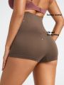 SHEIN SHAPE Solid Color Women's High Waist Tummy Control Shapewear Bottoms