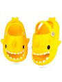 Kids Shark Slides Pillow Shower Slippers Quick Dry Sandals Boys Girls Comfy Cloud Slides Summer Non-Slip Thick Sole Beach Pool shoes