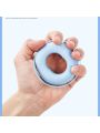 2pcs/set Gray Silicone Grip Ball + Adjustable Counting Grip Strengthener 50-60lb