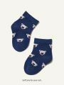 Cozy Cub 2pairs Cute Bear Design Baby Socks