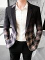 Men's Gradient Plaid Suit