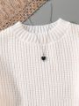 Tween Girls' Simple & Fashionable Knitted Sweater Dress