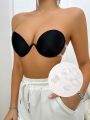 Strapless Bra With Transparent Shoulder Straps And Back