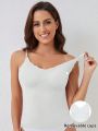 Ladies' Solid Color Removable Padded Camisole Tank Top