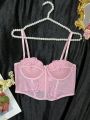 Women'S Butterfly Patchwork Bra (With Underwire) - 1pc