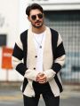 Men's Color Block Cardigan