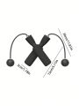 1pc Cordless Jump Rope With Small Ball, Easily Adjustable, Convenient To Carry, Great For Fitness