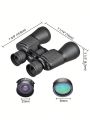 HD Waterproof 10-22x50 Zoom Binoculars BAK-7 Porro Prism Wide Angle Compact Telescope Day Vision Black