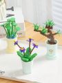 1set teenagers Flower Shaped Building Block Toy